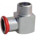 Short Elbow 90° Adaptor Male thread