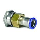 Female Barrel Union Brass Nut EPDM Flat Seal